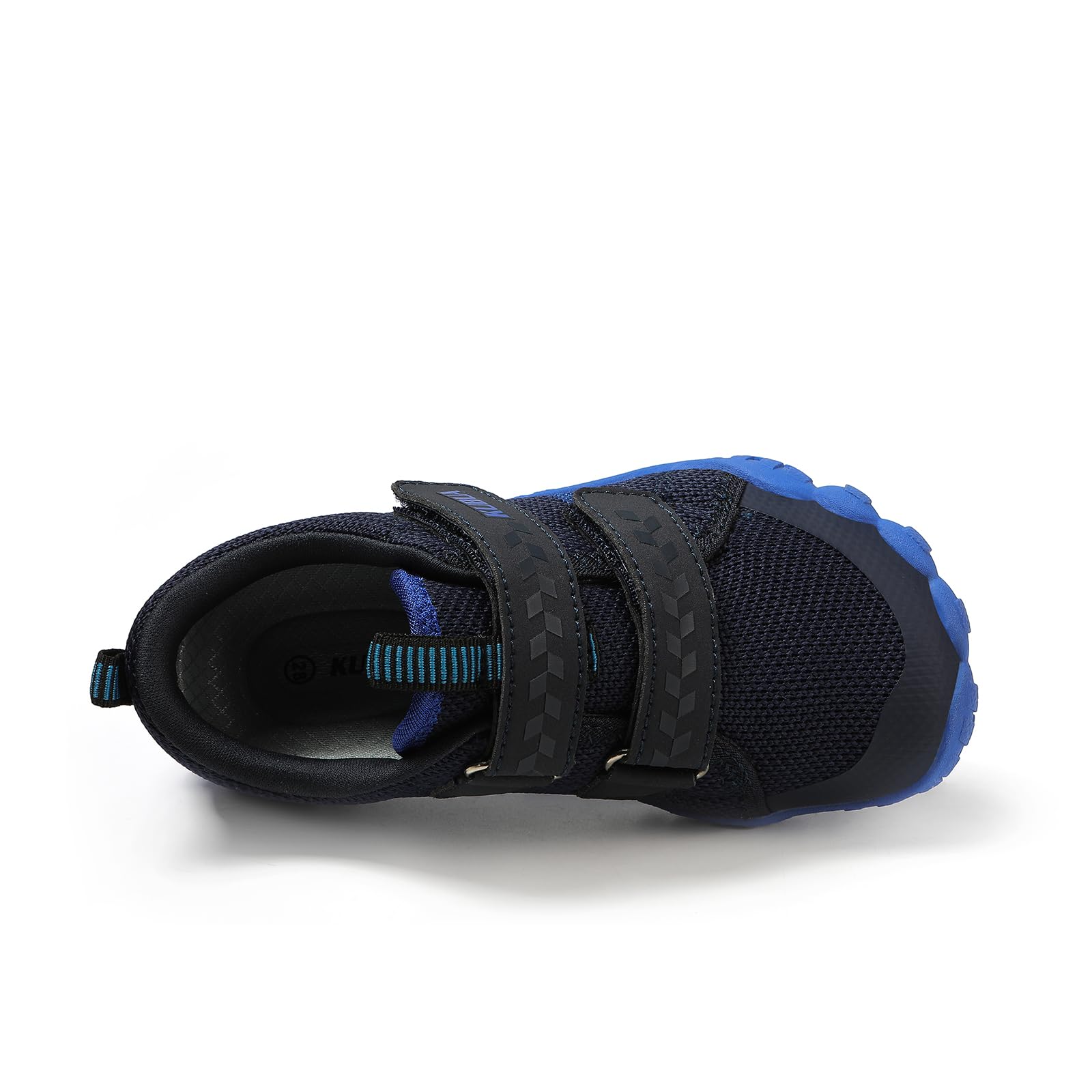 KUBUA Kids Sneakers Toddler Boys Girls Barefoot Shoes Naturally Minimalist Zero Drop Walking Shoes for Outdoor Sports Tennis Running Training Athletic A Blue 12 Little Kid