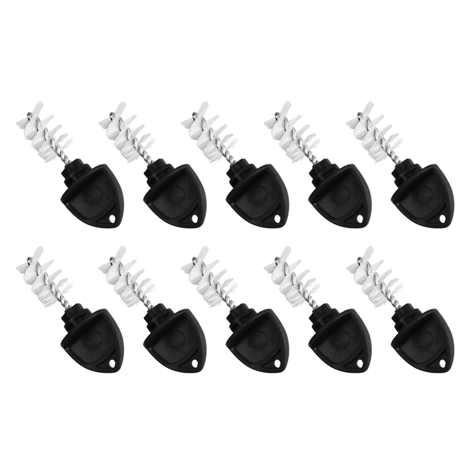 10pcs Plug Tap Brush Comprehensive Tap Care Brushes with PP Handle for Long Last Faucet Cleanlinessly Hygienes Maintenance
