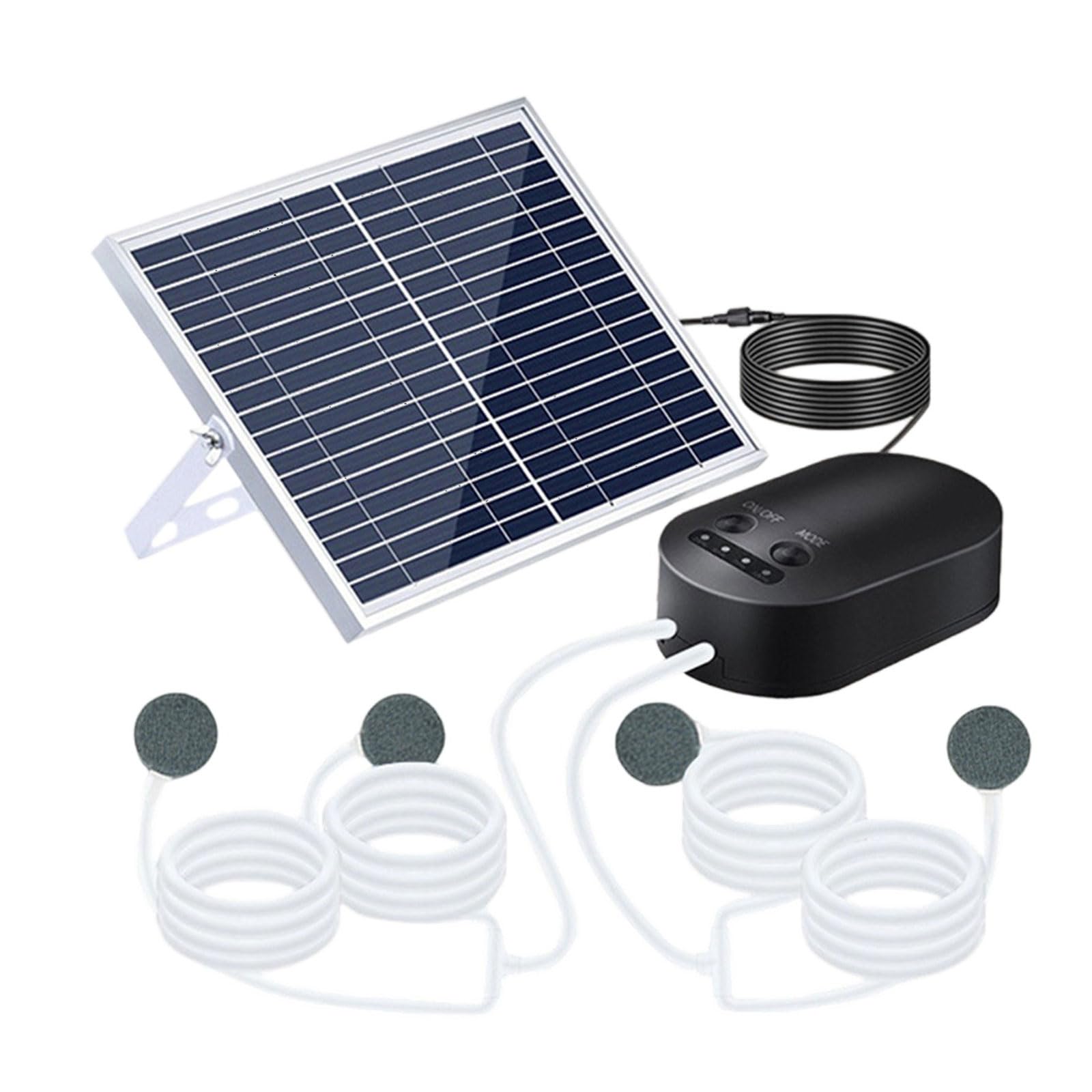 Solar Power Fish Tanks Aerator Pumps High Capacity Oxygen Generators For Water Garden With Efficient Oxygenation Solar Power Pond Oxygenation