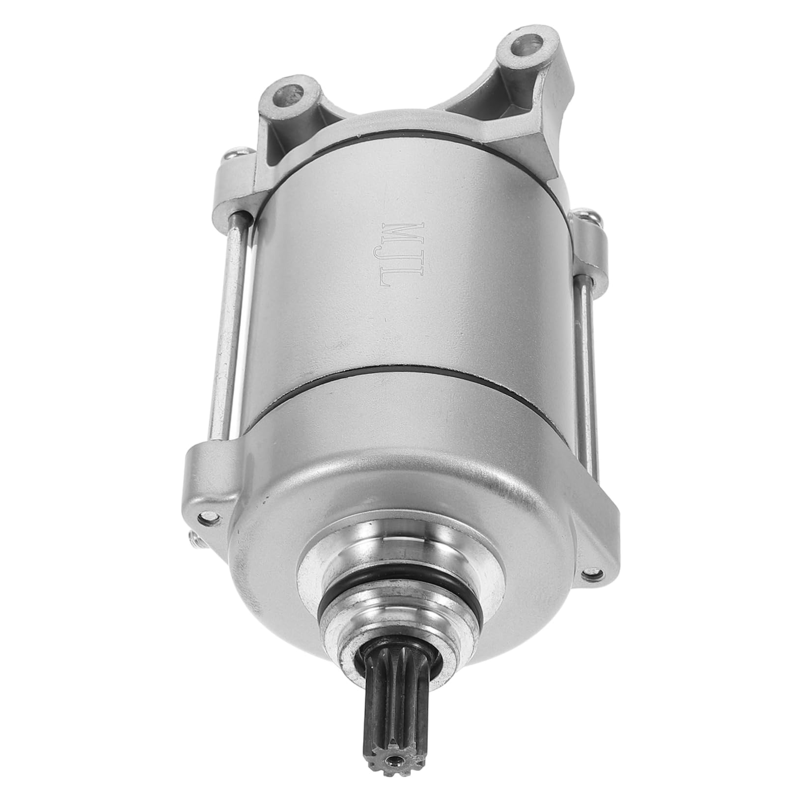 Motor de Arranque de Motocicleta 9 Dientes Metal Plata | Instalación Sencilla, Rendimiento Superior de Arranque, Longitud de Diente 2, 2cm y Distancia entre Orificios 5, 3cm