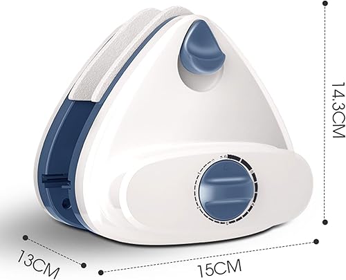 Miniatura 2 de Limpiador magnético de ventanas, succión magnética triangular, limpiador magnético de ventana de doble cara, para ventanas de alta altura y