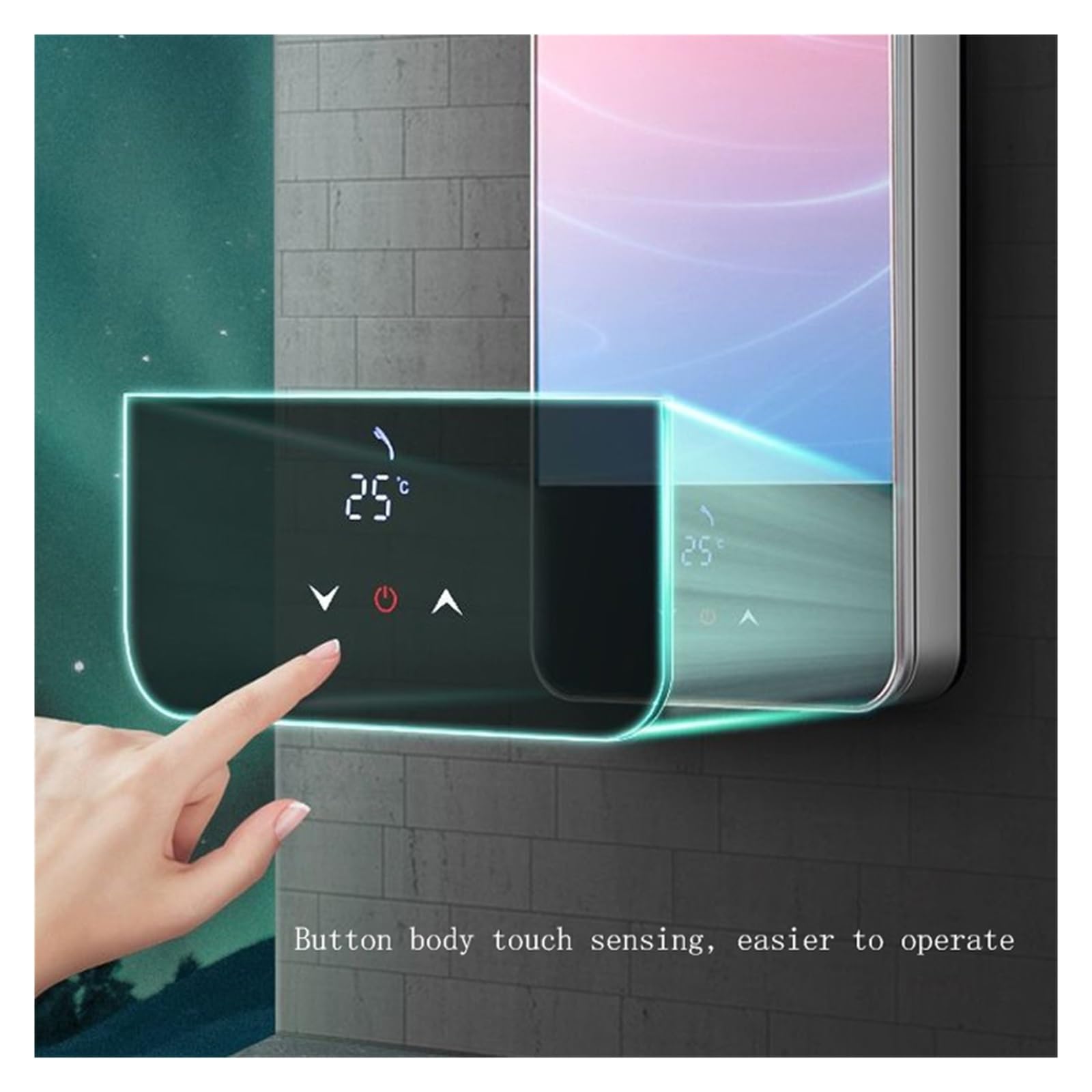 Calentador de Agua Electrico, Calentador De Agua Eléctrico Portátil De 8500W, Inducción Inteligente Instantánea, Sin Tanque, Cocina, Baño, Ducha, Mini Calentamiento Rápido(M3A6)