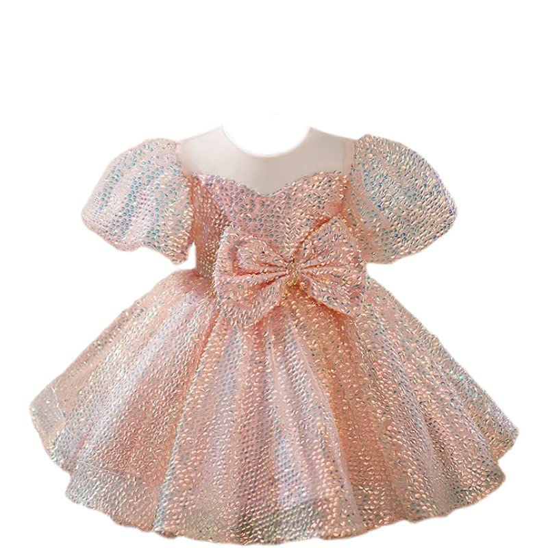 Luxury Sequin Flower Girls Dresses Toddler Princess Wedding Party Dresses Pageant Ball Gown Tutu Dresses