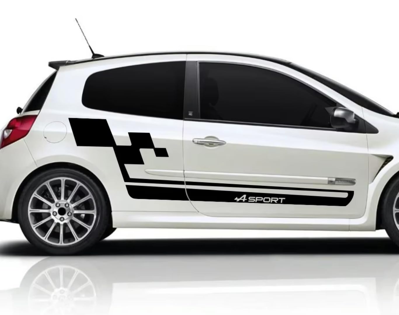 Naklejki samochodowe do Renault Clio Cup Rs Tuning Akcesoria Samochodowe Drzwi Boczne Naklejka Auto Decor Naklejka
