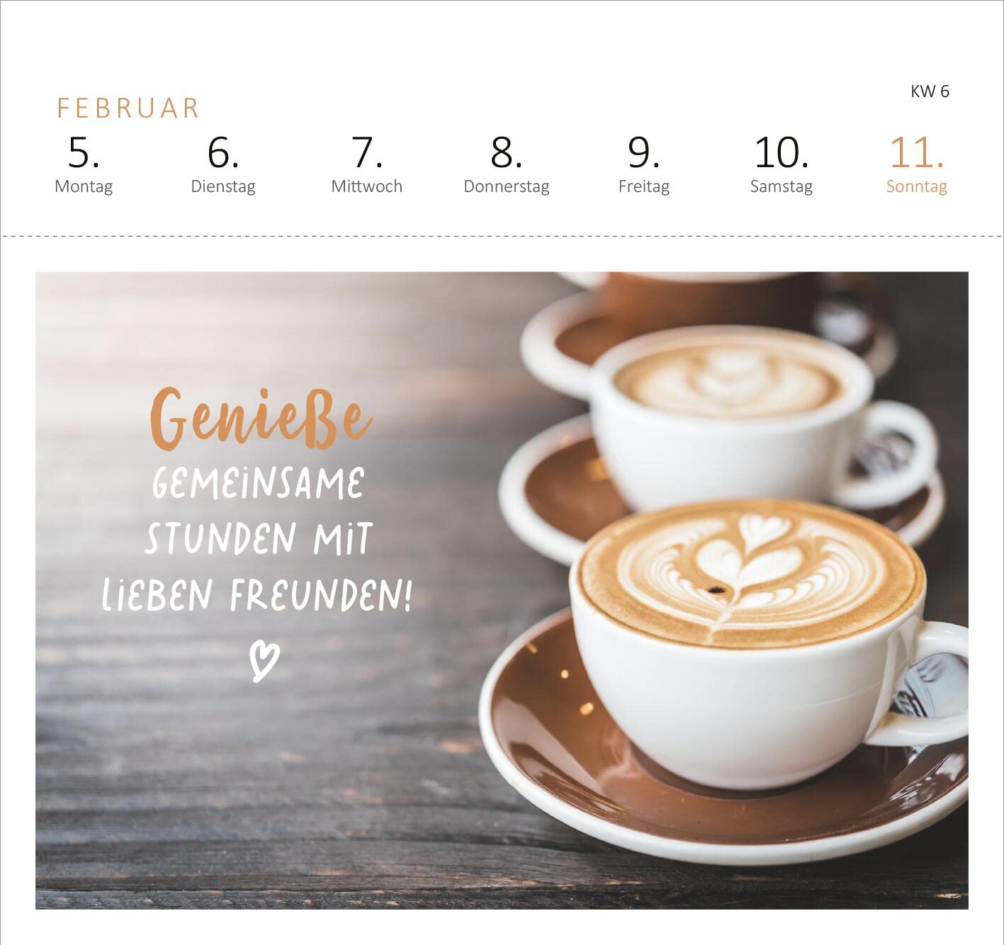 Postkartenkalender Ich wünsch dir was 2024
