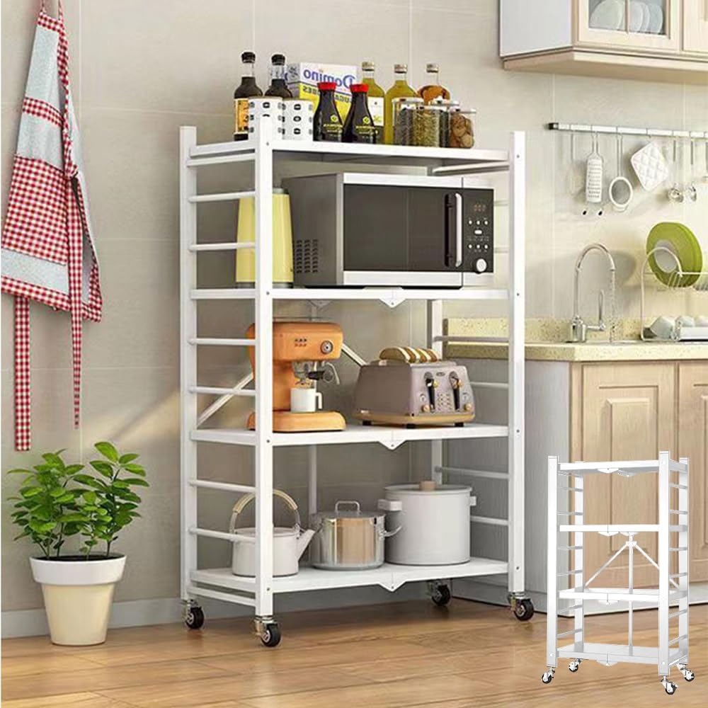 折り畳み式キッチンラック 4段 【公式通販】