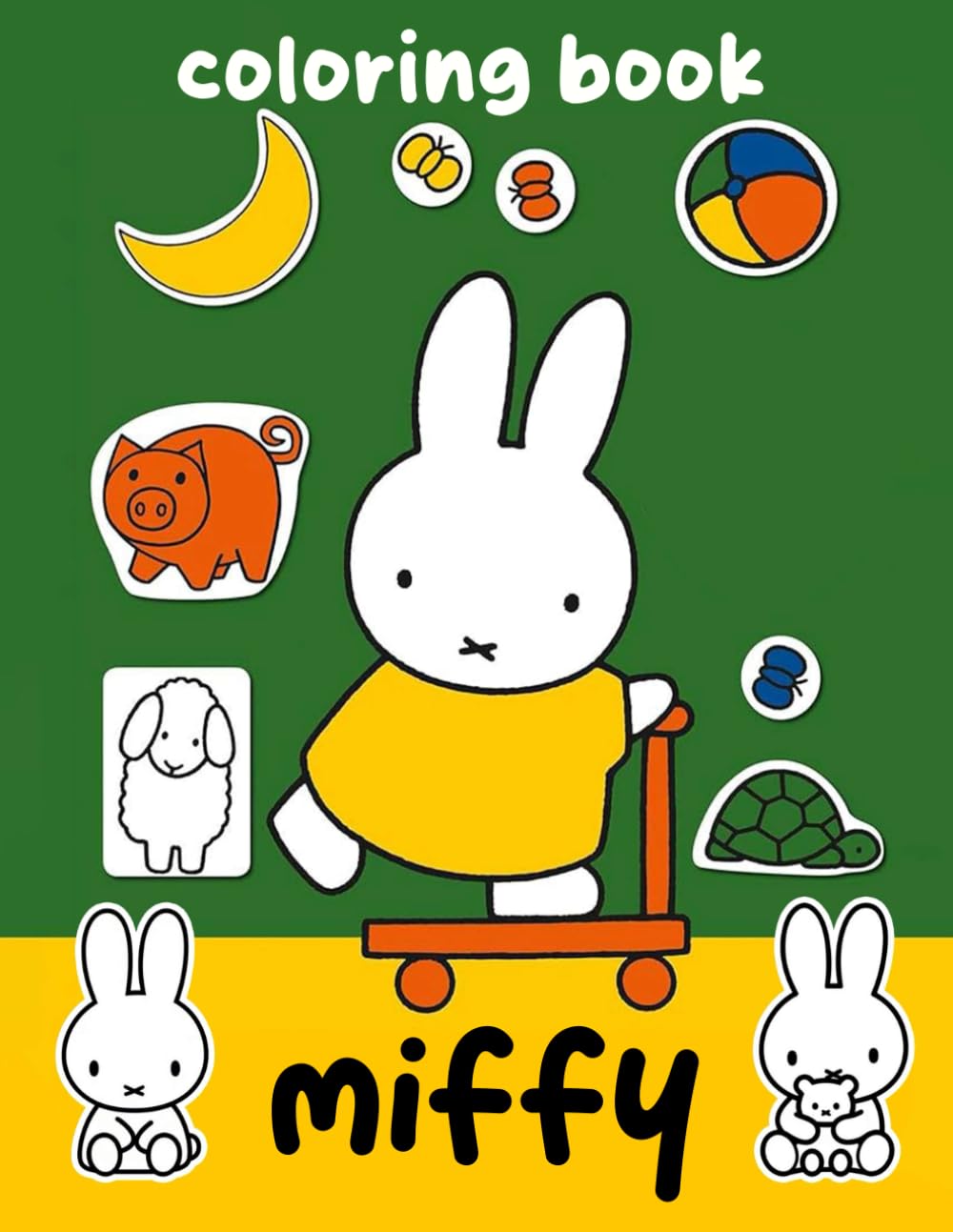 Coloring Book: Develop Fine Motor Skills and Artistic Expression with These Simple and Adorable Designs