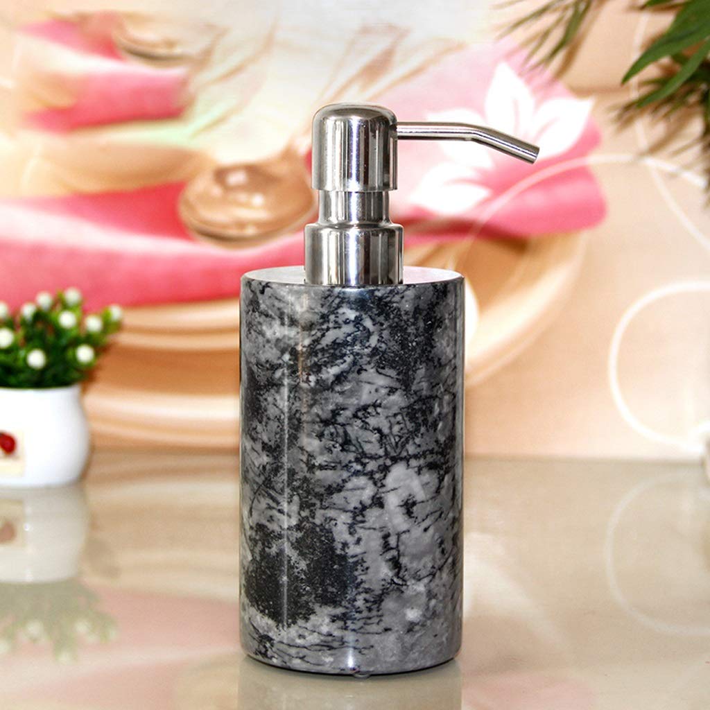CaihongweiMarble Creative Soap Dispenser with Pump Hand Sanitizer Bottle Lotion Jar Liquid Bottle Housewares for Bathroom