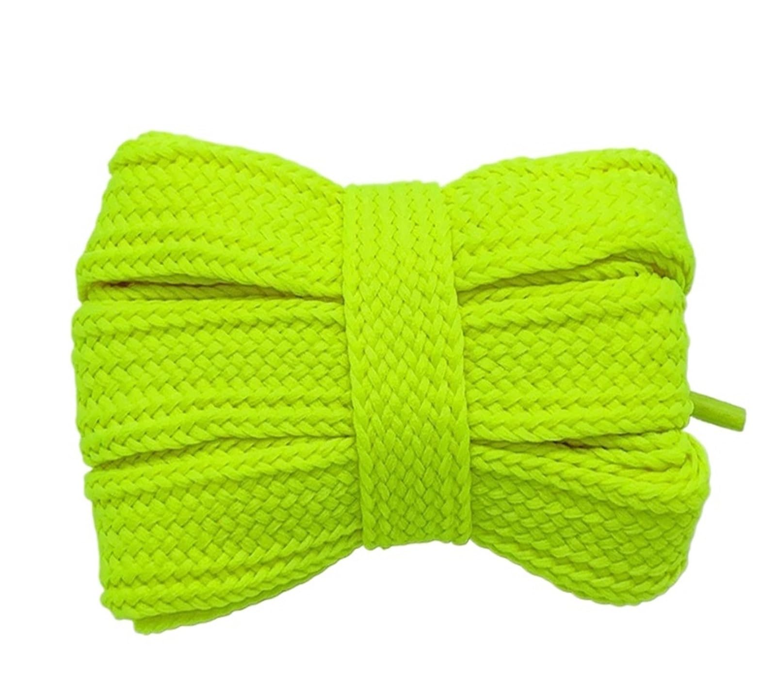 GPDNBIEU Shoelaces, Casual Sneakers Wider Laces For Shoes Rope Shoe Accessories(Fluorescent Yellow,160cm)