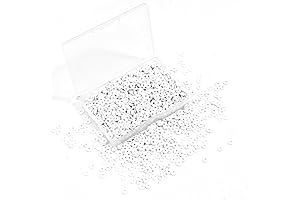 1000pcs White Polymer Clay Beads