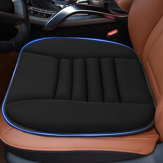 Car Seat Cushion Driver Seat Cushion with 1.2inch Comfort Memory Foam for Car, Office Chair and Home Chair