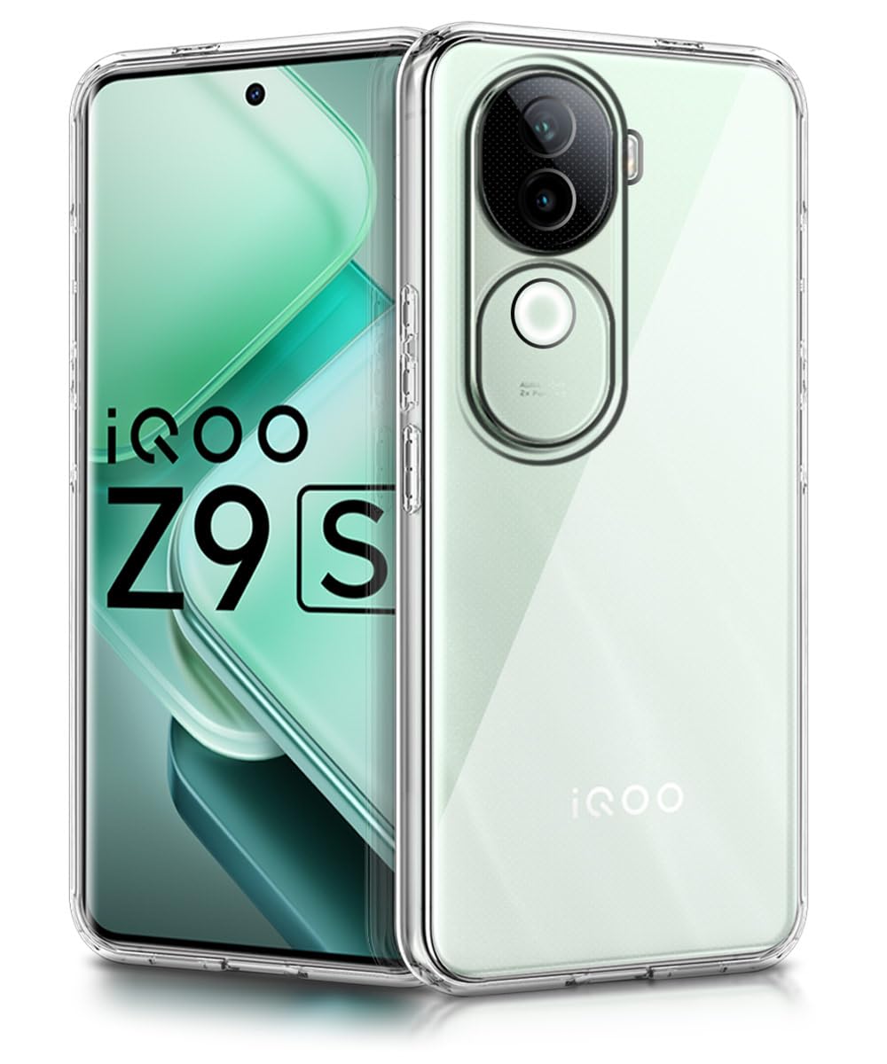WOW IMAGINE Transparent Back Cover Case for iQOO Z9s 5G | Vivo V40e 5G | Raised Bumps for Full Device & Camera Protection Shockproof TPU Silicone Back Case Mobile Cover – Transparent (B0DG8GYMX9) Amazon Price History, Amazon Price Tracker