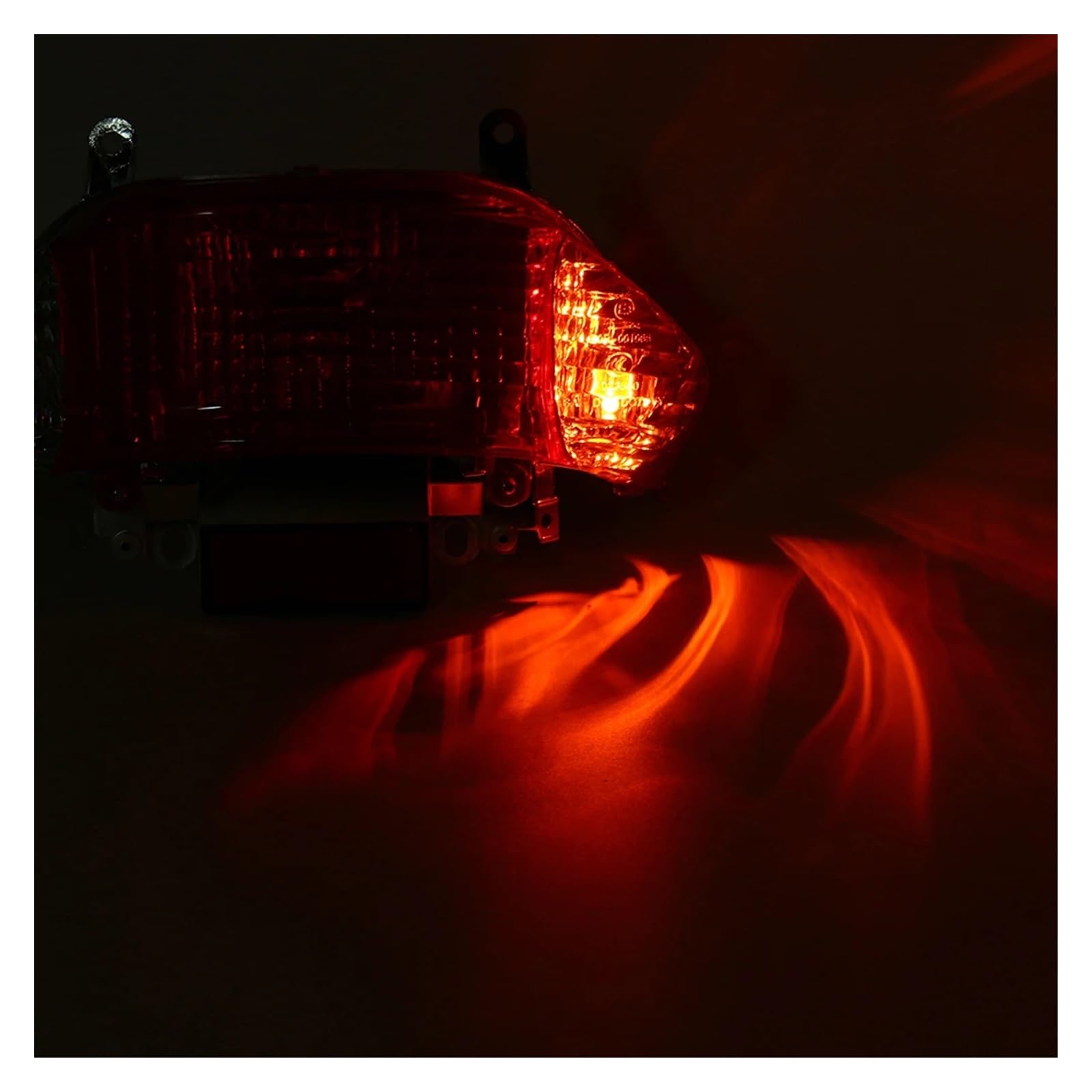 Feu Arrière Frein Moto + Clignotants Pour Tao Tao Sunny Gy6 Scooter 50cc - Transparent Rouge Ambre