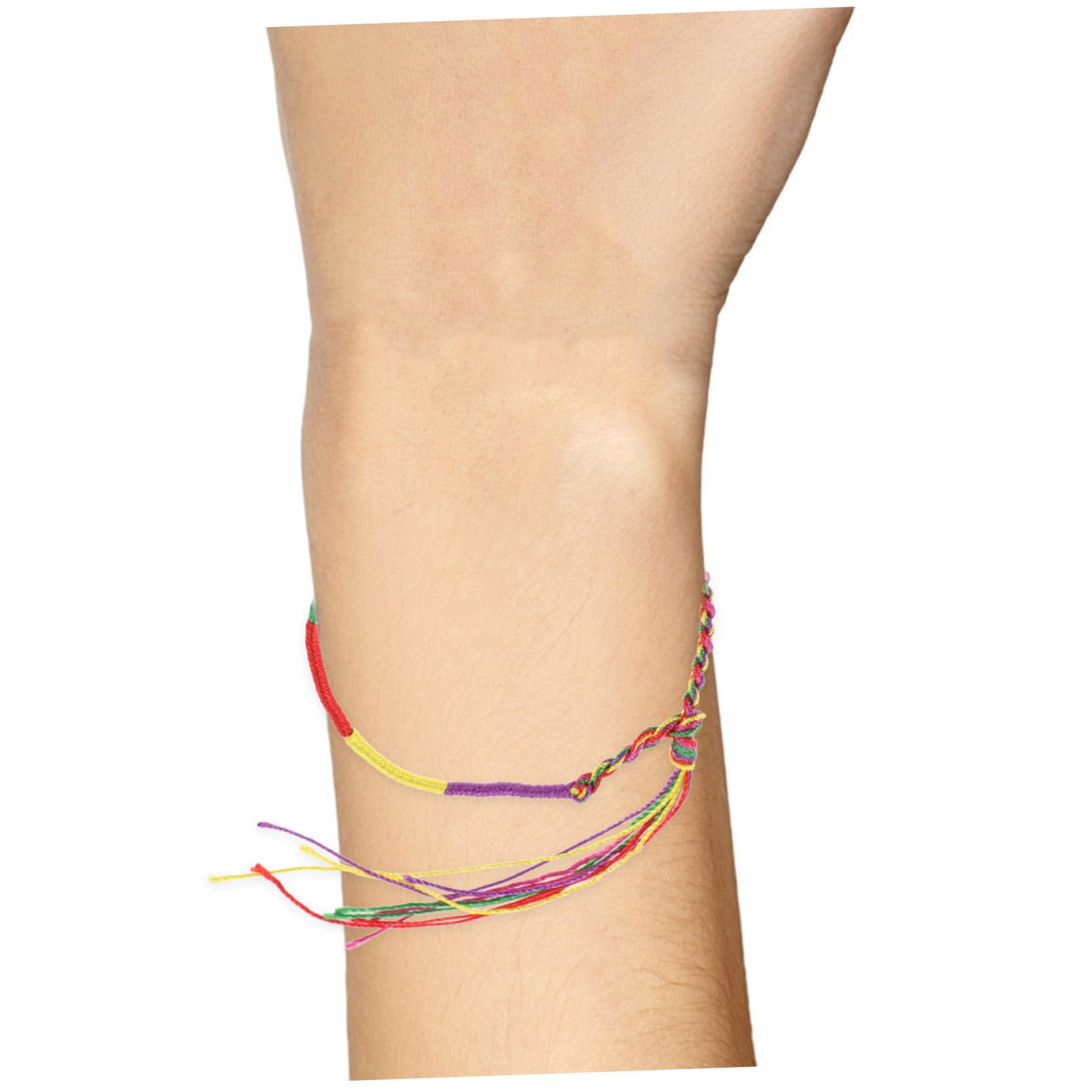 Toyvian 200 Piezas Trenzadas Azar Hechas a Mano Y Estilo Tobillo Pulseras Surtidas para Hilo Amistad Color