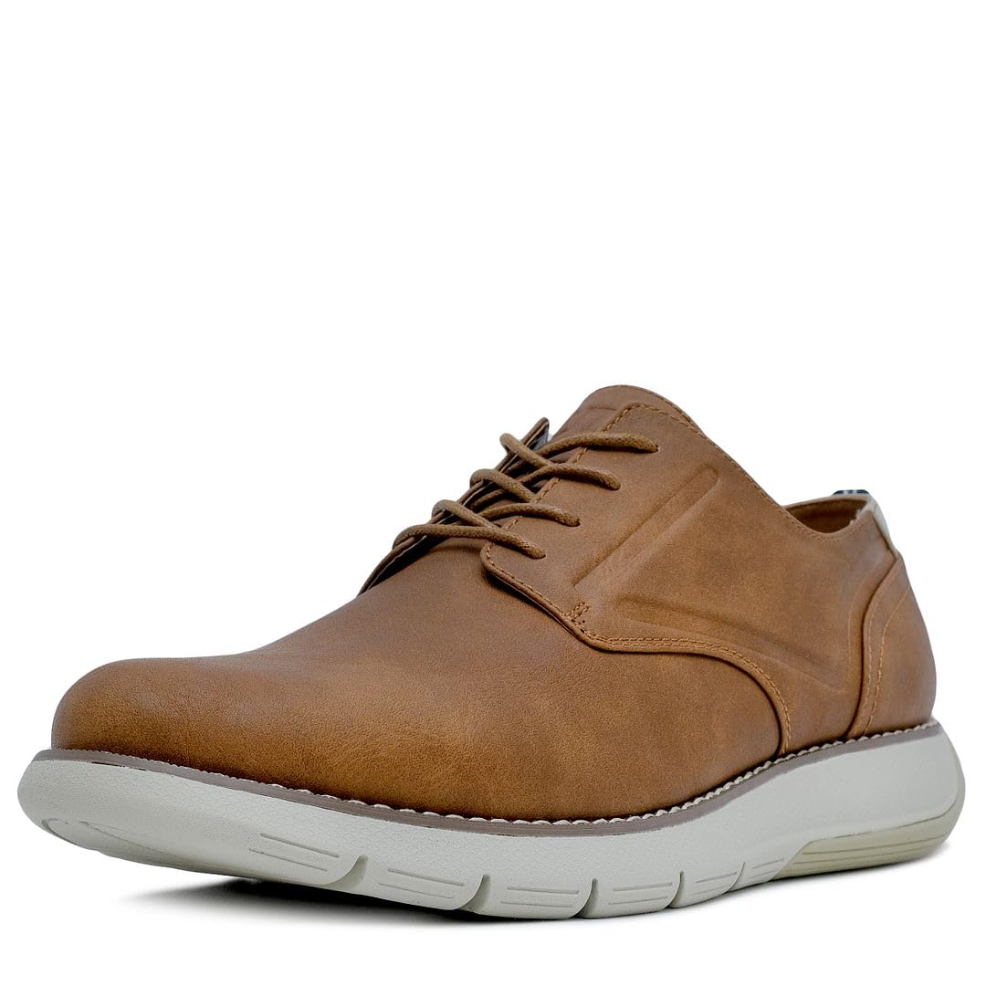 Nautica Men's Wingtip Oxford Lace-Up Sneakers for Dress and Walking - Stylish and Comfortable Choice for Business Casual and Everyday Comfort