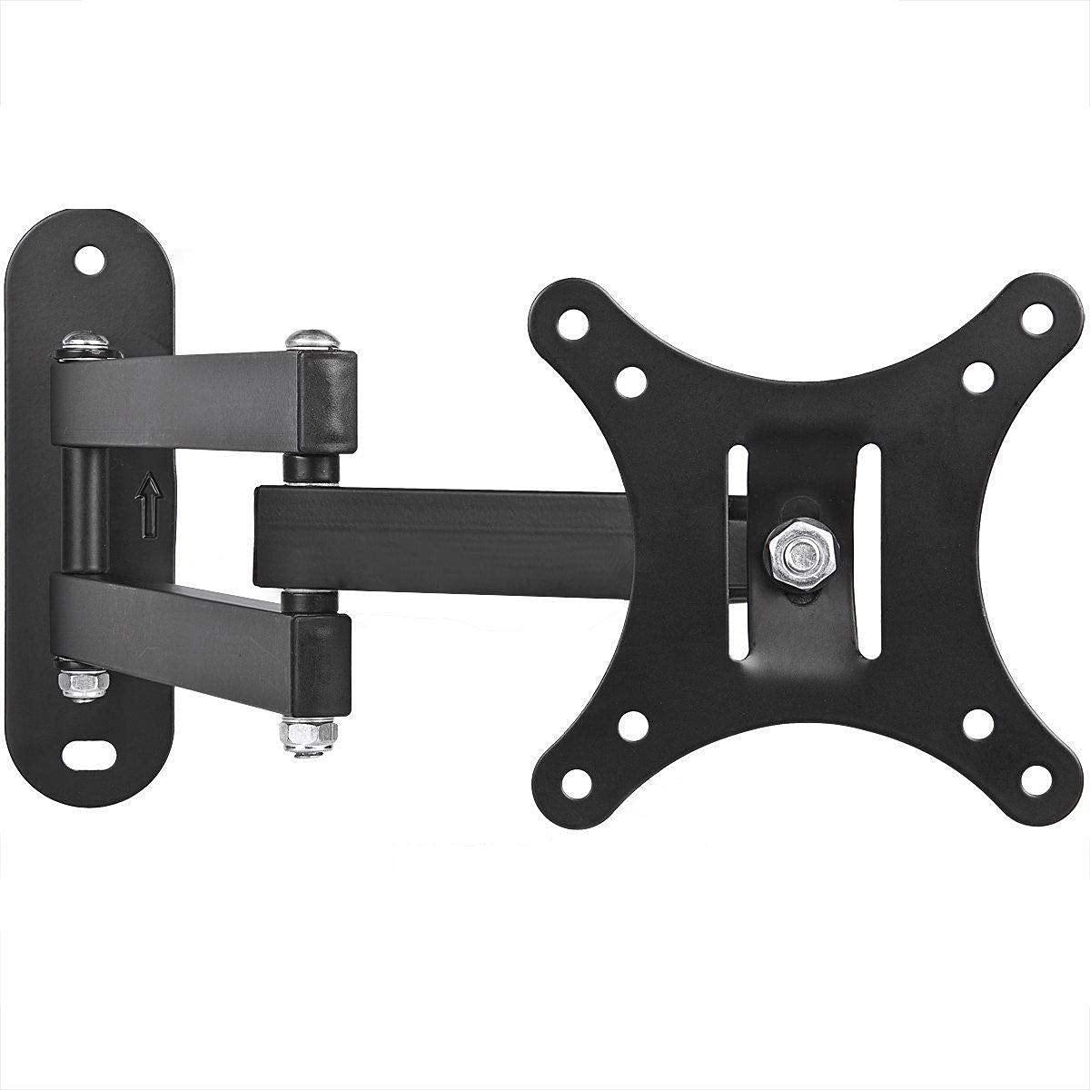M Square Stand for 12-26 Inch Wall LED Mount | Moving TV Wall Mount Bracket | Space Saving for Most,LCD OLED and Plasma Flat Curved Screen TVs, up to VESA 75 x 75mm, 100 x 100mm Capacity 45kg.