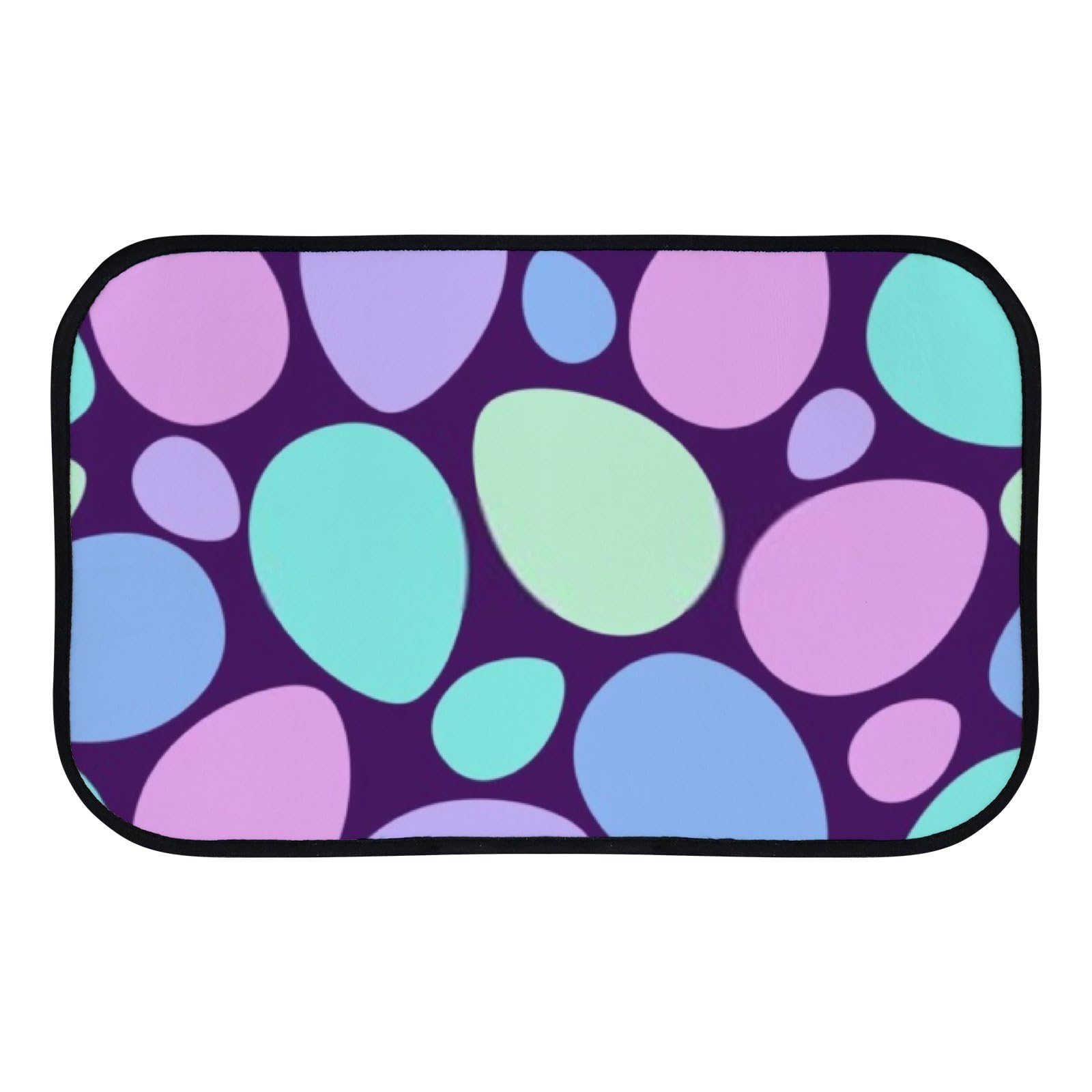 Nuansexi Bathroom Rugs Easter Egg Pattern Modern Color Style Floor Mats Non Slip Bathmat Doormat Tub Mat Coral Velvet Absorbent Entrance Carpet Mats Machine Washable Bedroom Decor