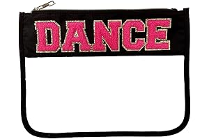Clear Makeup Letter Bag: Perfect Dancer Gifts for Dance Recital and Appreciation
