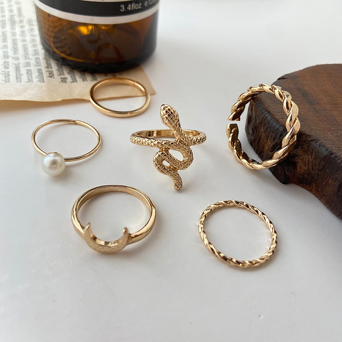 Stackable Rings Set - Style 9