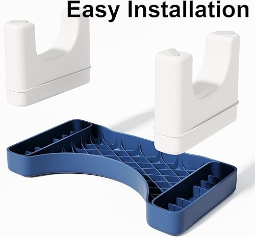 Miniatura 6 de Taburete de inodoro para adultos, escalón de inodoro de plástico resistente para adultos, inodoro portátil para baño, taburete para orinal para