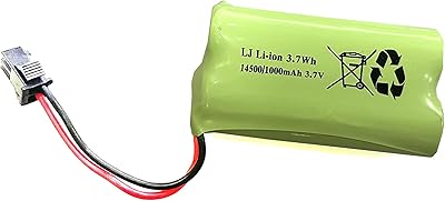 Force1 RC Crawler Car Spare Part - Rechargeable Battery for Tornado LED Remote Control Cars