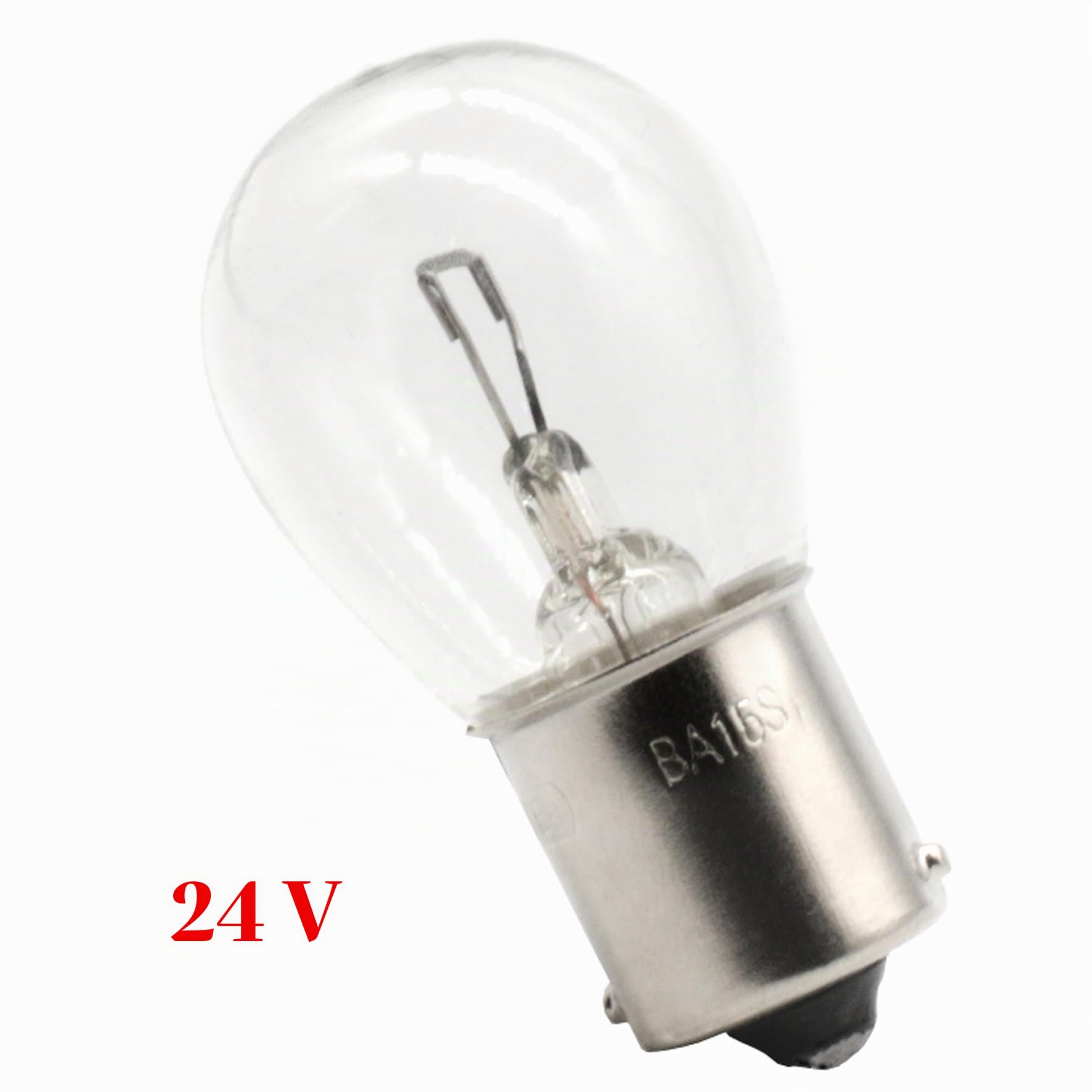 LIGHTWORLD24 10 unidades P21W 24V 21W BA15s bombillas tipo globo para tractor camión vehículo clásico