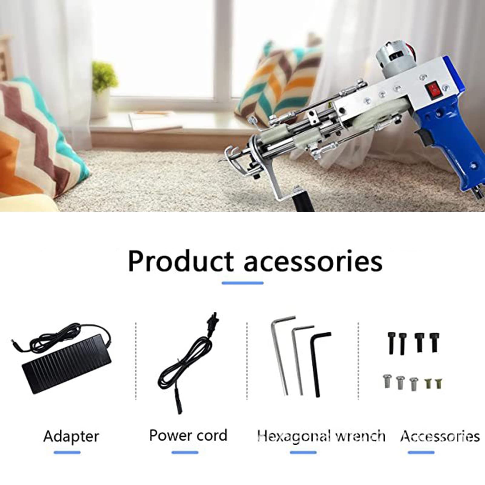 タフティングガン、ハンドメイド、カーペット刺繍 楽天市場】タフティングガン 刺繍ミシン ラグ 編み機 カーペット