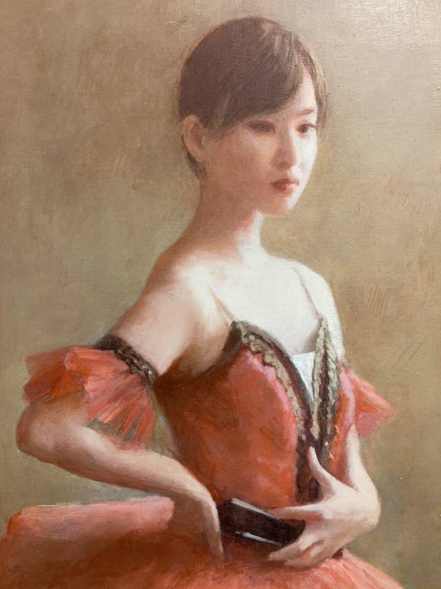 札幌【真作 佐久間公憲 「芍薬」 油彩 6号 Fサイズ 額装】2009年 静物