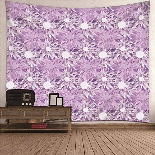 Tissu pour couvertures Isdreem tapisseries murales fleur rose 200x200cm grand format