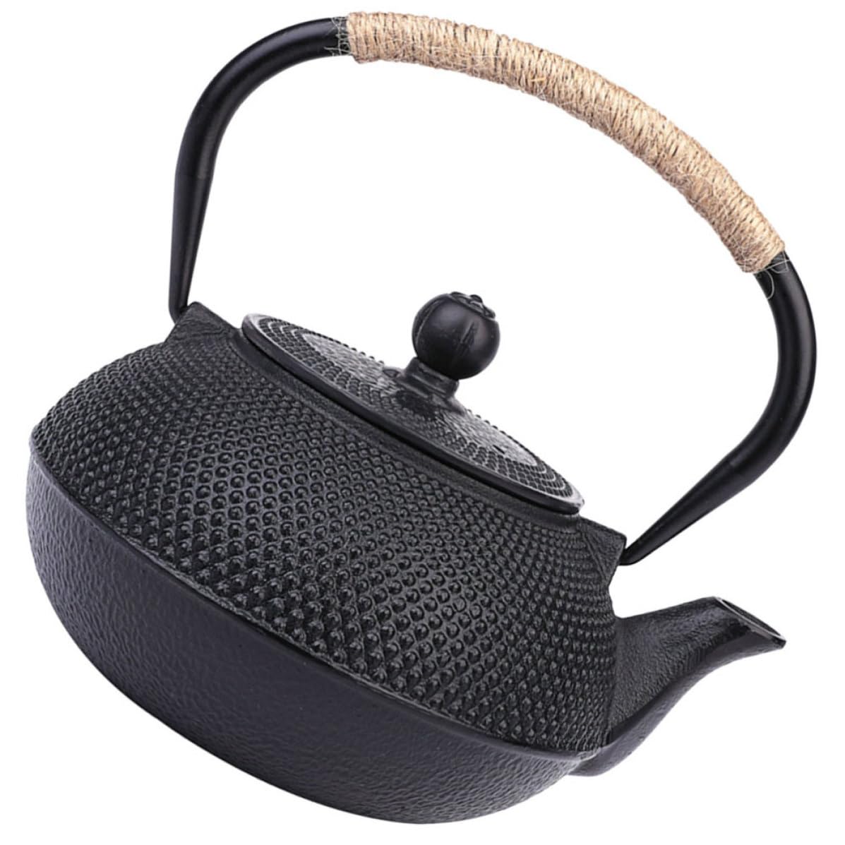 Garneck Tetera de Hierro Fundido Japonesa con Infusor Antiquemaduras Tetera Retro Práctica para Hogar Oficina y Salón de Té