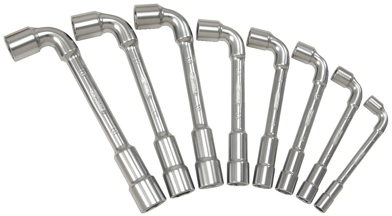 KS Tools 517.0451 Jeu de 11 clés à pipe débouchées | Jeux de clés à pipe débouchées ULTIMATEplus, 11 pcs., chrome vanadium