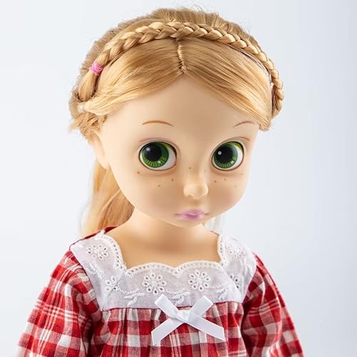 Miniatura 4 de Camisón para niñas, pijama de algodón suave con manga larga, camisón largo hasta el suelo (Doll, niñas, mujeres)