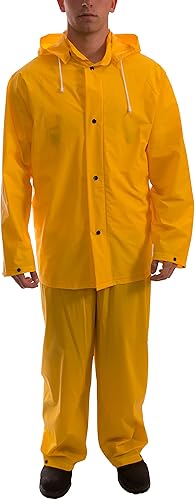 Tuff-Enuff traje color amarillo de 3 partes con chamarra incluida