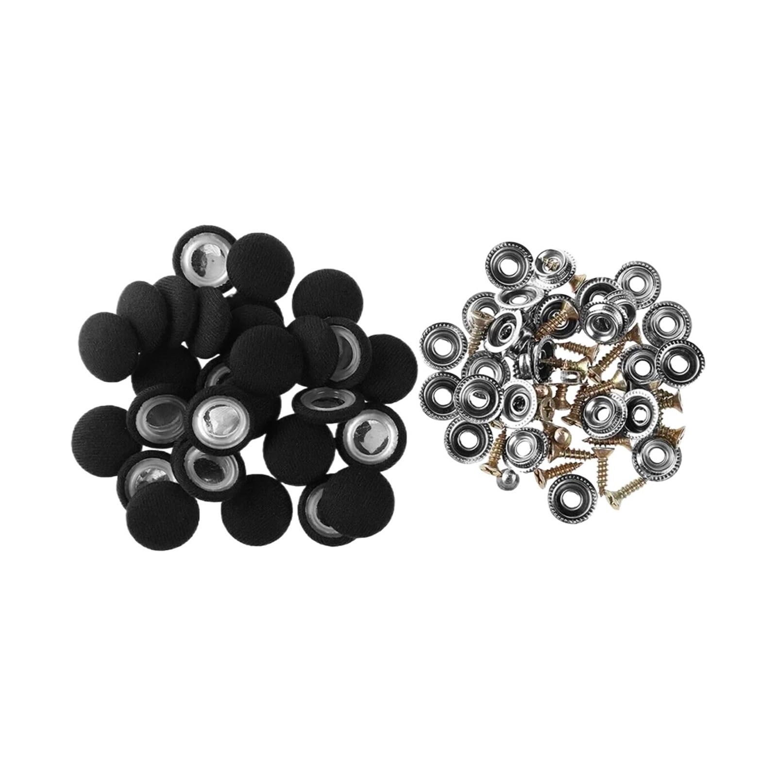 KXFVYNE 30pcs Car Repair Rivets Headliner Roof Buckle Lock Fixing Clip Rivet(Black)