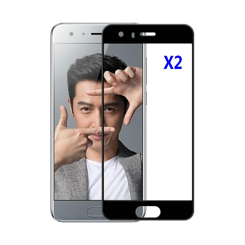 Bruni 2x Proteggi Schermo per Huawei Honor 9 Pellicola Protettiva