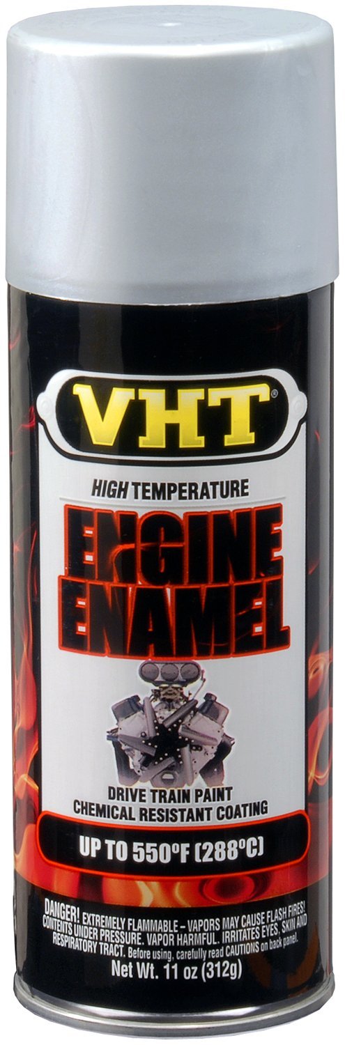 VHT SP127-6PK 550° Engine Enamel High Heat Spray Paint – Universal Aluminum – 11 oz. Aerosol Can, Pack of 6