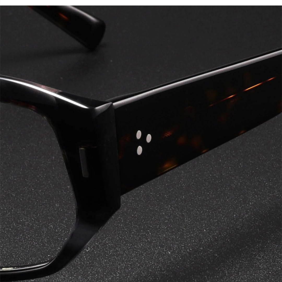 Montura de acetato grueso de lujo para gafas de hombre y mujer.