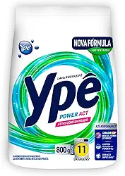 Ypê Lava Roupas em Pó Power Act 800g (Sachê)
