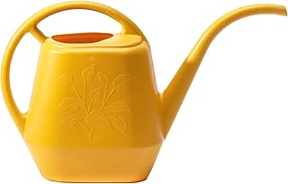 Bloem Aqua Rite Watering Can: 56 Oz - Earthy Yellow - Large Capacity, Ex...