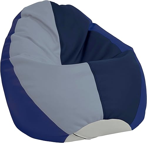 Miniatura 11 de FDP SoftScape - Puf con diseño de respaldo alto en forma de gota de rocío, para niños, adolescentes y adultos, asiento alternativo para dormitorios,