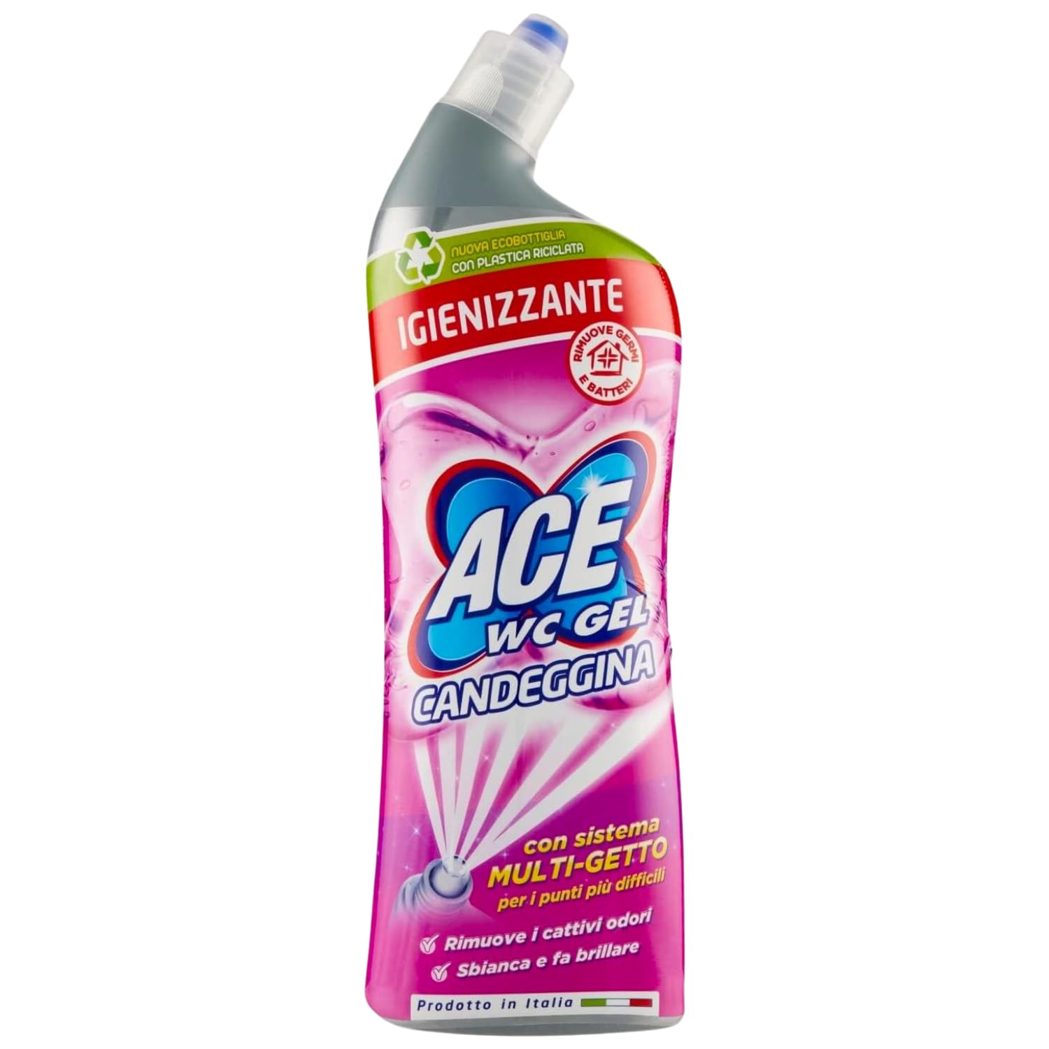 Gel Igienizzante WC con Candeggina 700 ml – Pulizia Profonda e Igiene – Variazioni 4/8/12 Pezzi (12)