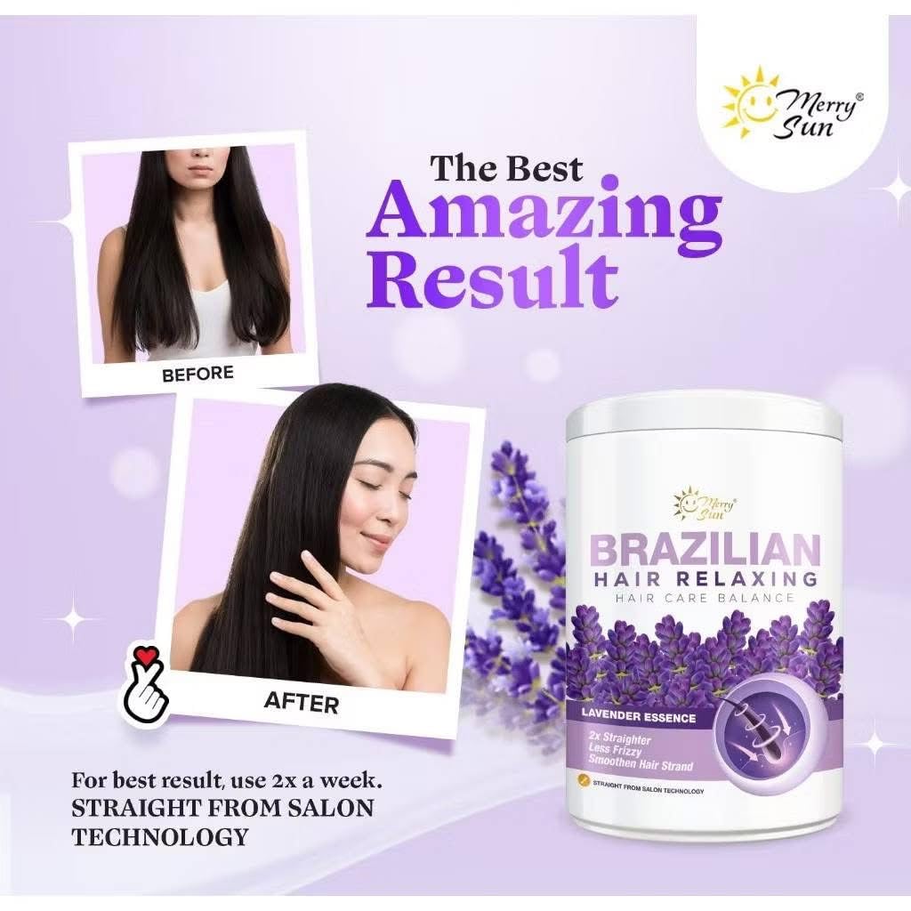 Merry Sun Brazilian Hair Relaxing Care Balance with Lavender Essence – 1000ml