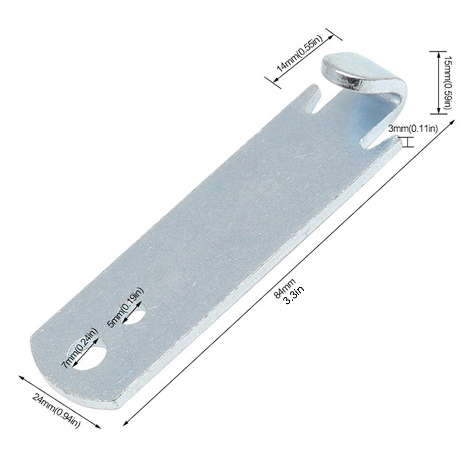 Grapas de alambre para valla, 2 clips de acero resistentes en T, herramienta tensora de alambre para vallas, herramienta ergonómica multifuncional para torcer alambre, herramienta de valla inoxidable