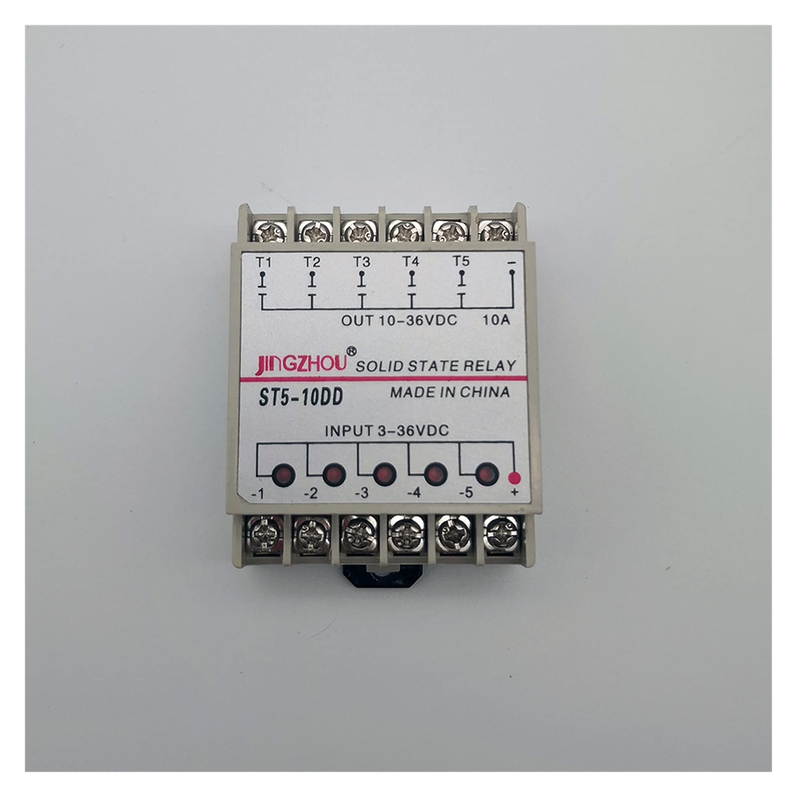 Relais à semi-conducteurs ST5-10DD SSR DC-DC 5 canaux monophasé pour automatisme