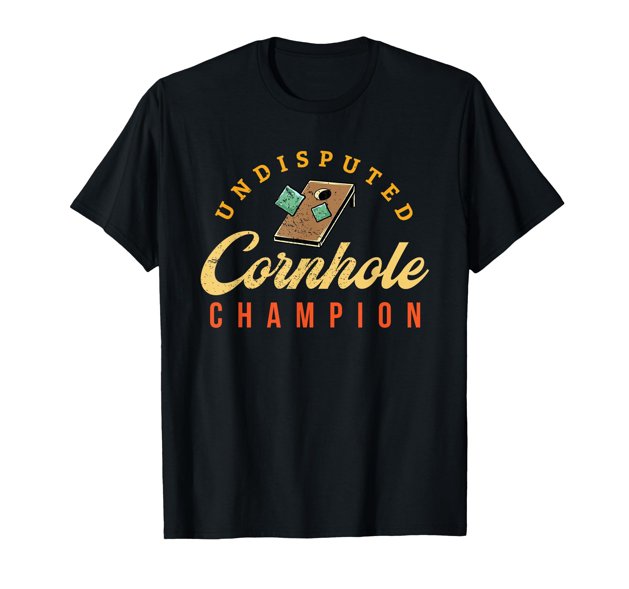 Tournament Win Cornhole Champion Corn Hole Champ Toss Game T-Shirt