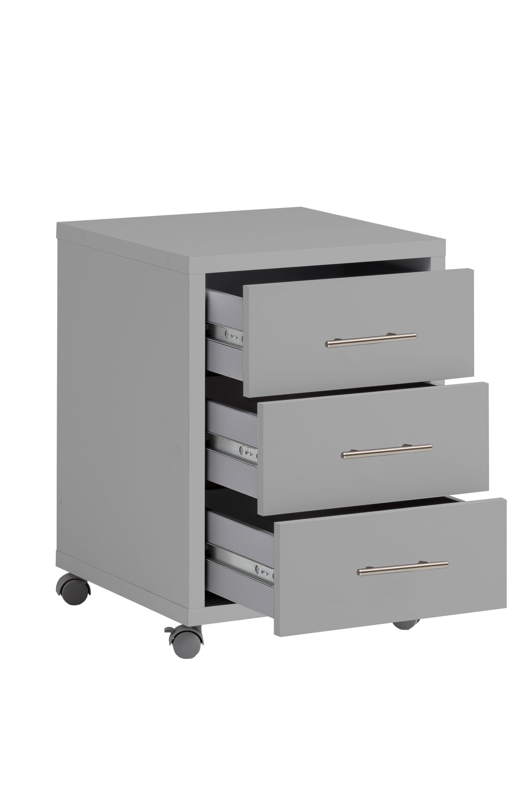 Schildmeyer Onno Rollcontainer, 147254, Holzwerkstoff, grau, 58.8 x 44.1 x 42 cm