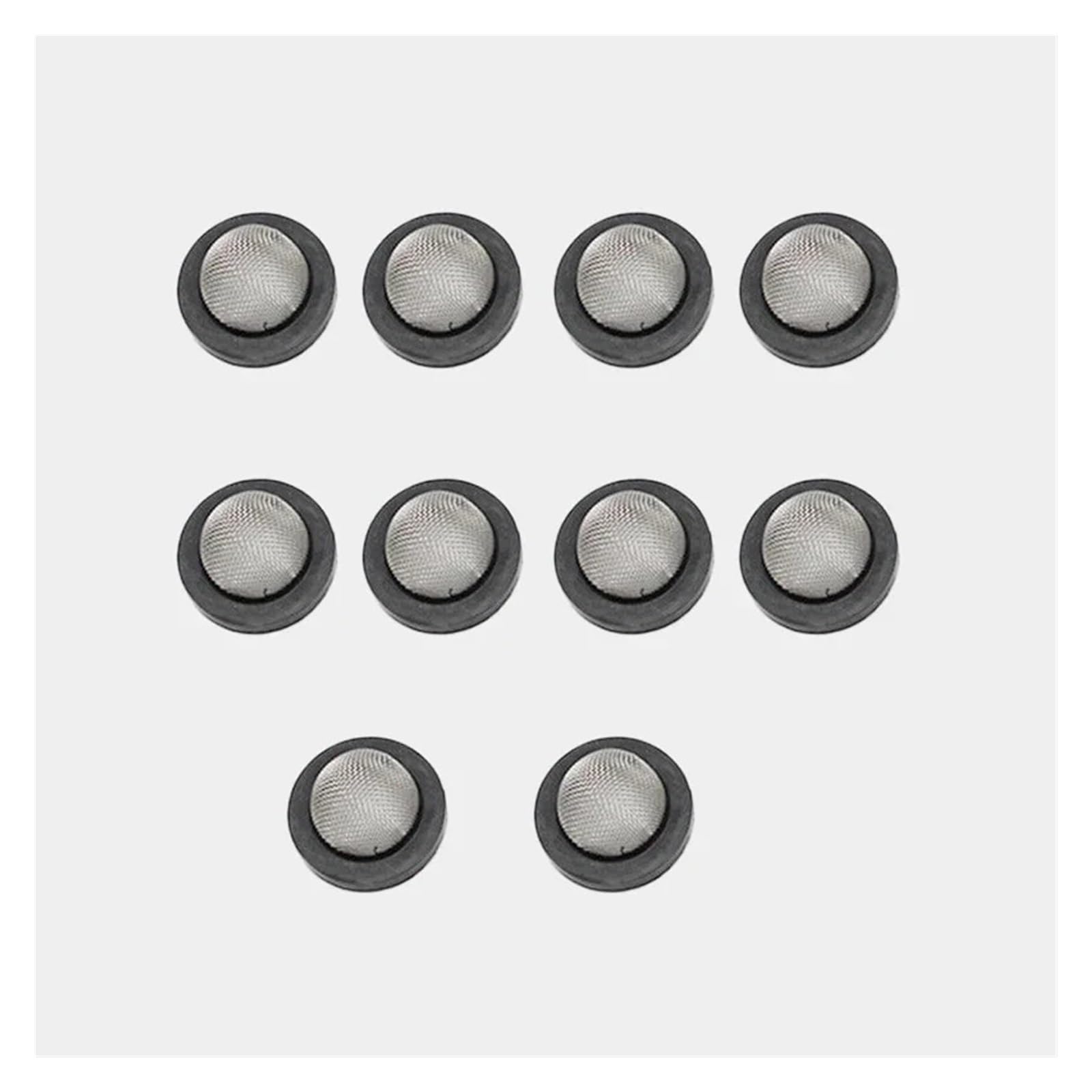 Arandela de Manguera 60 Piezas con Pantalla for jardín | 24,5 mm 19 mm 1/2" 3/4" arandelas de conexión de sellado de repuesto de malla de caucho de silicona(3 4)
