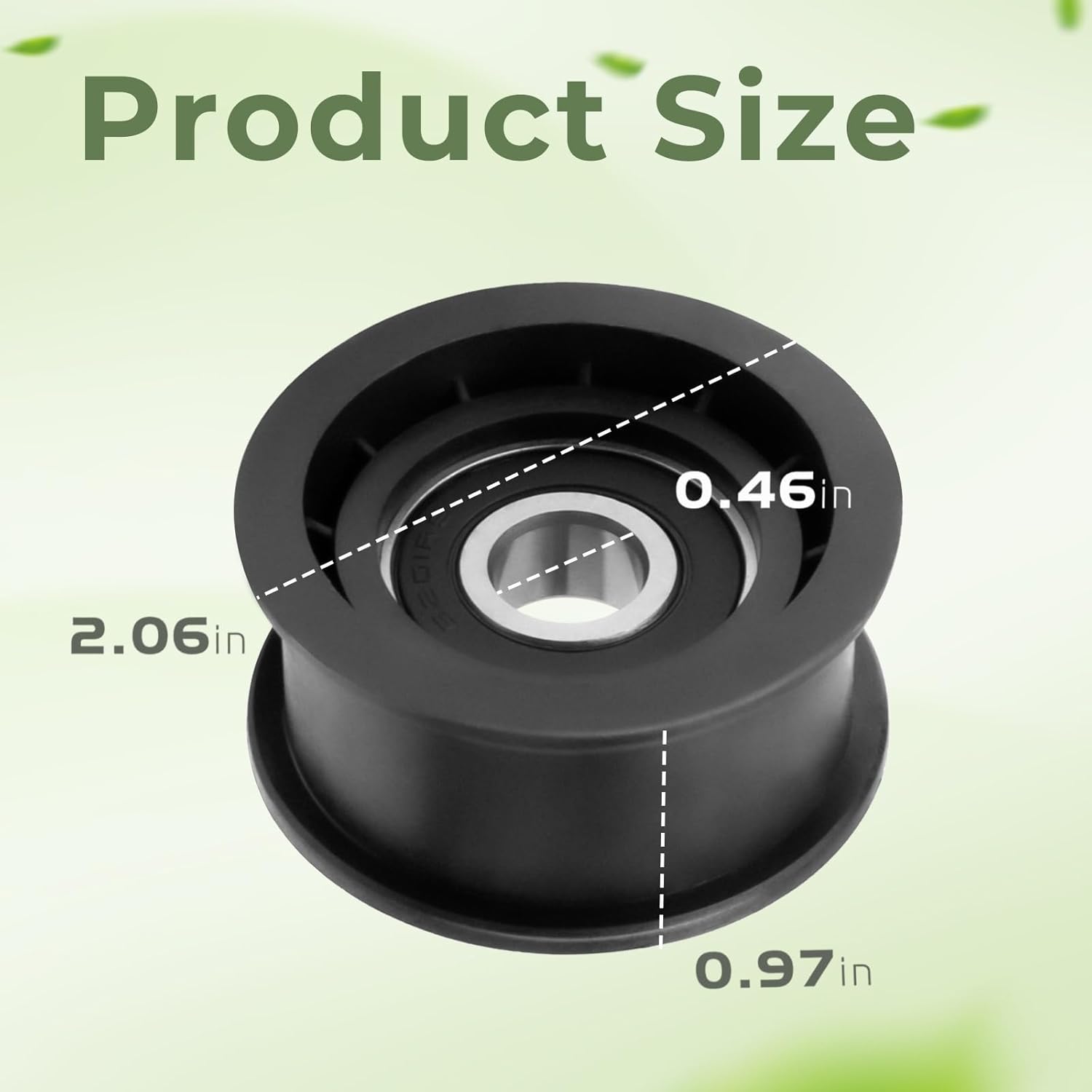 07313300 Mower Idler Pulley Compatible with Ariens 21" Push Walk-Behind Mower 907254, 911014,911015,911016,911017,911018,911019,911020 Etc,Belt Idler Pulley Fit for Ariens Lawn Mower Parts