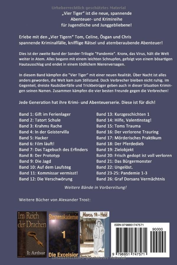 Miniatura 2 de Vier Tiger Pandemie 2 Die Temperatur steigt (German Edition)