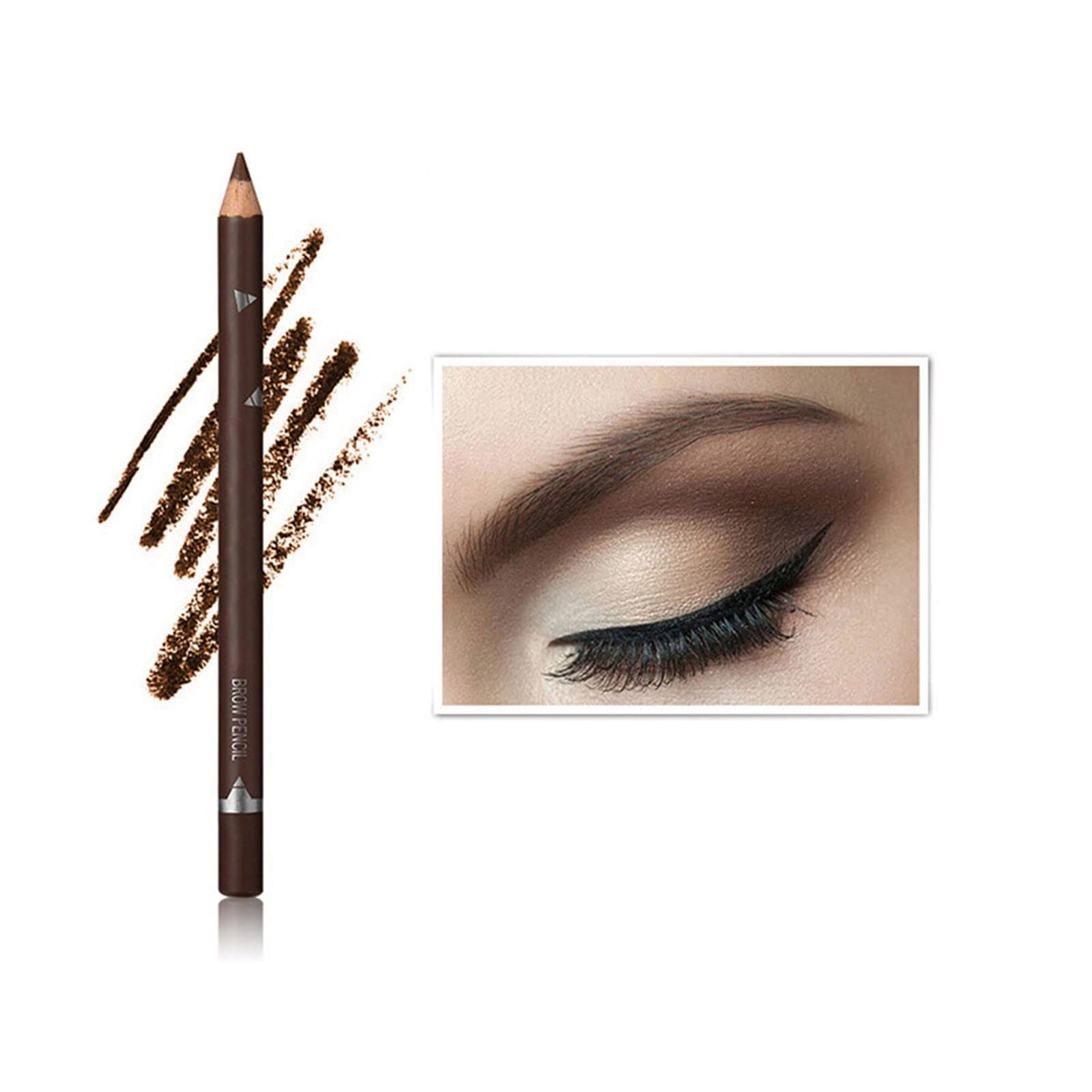 12pcs box Practical Eyeliner Pencils Use As Highlighter Soft Waterproof Long Lasting Eyeshadow Eye Brightener Beauty Makeup Tools